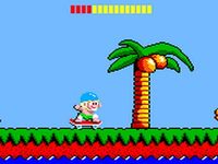 une photo d'Ã©cran de Wonder Boy (Game Gear) sur Sega Game Gear